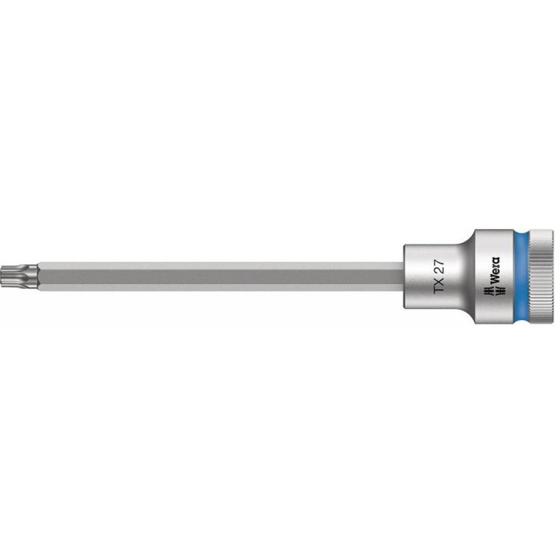 Wera, 8767 C HF TORX TORX Zyklop Bussole a inserto attacco da 1/2" con ritegno vite con, TX 27 x 140 mm