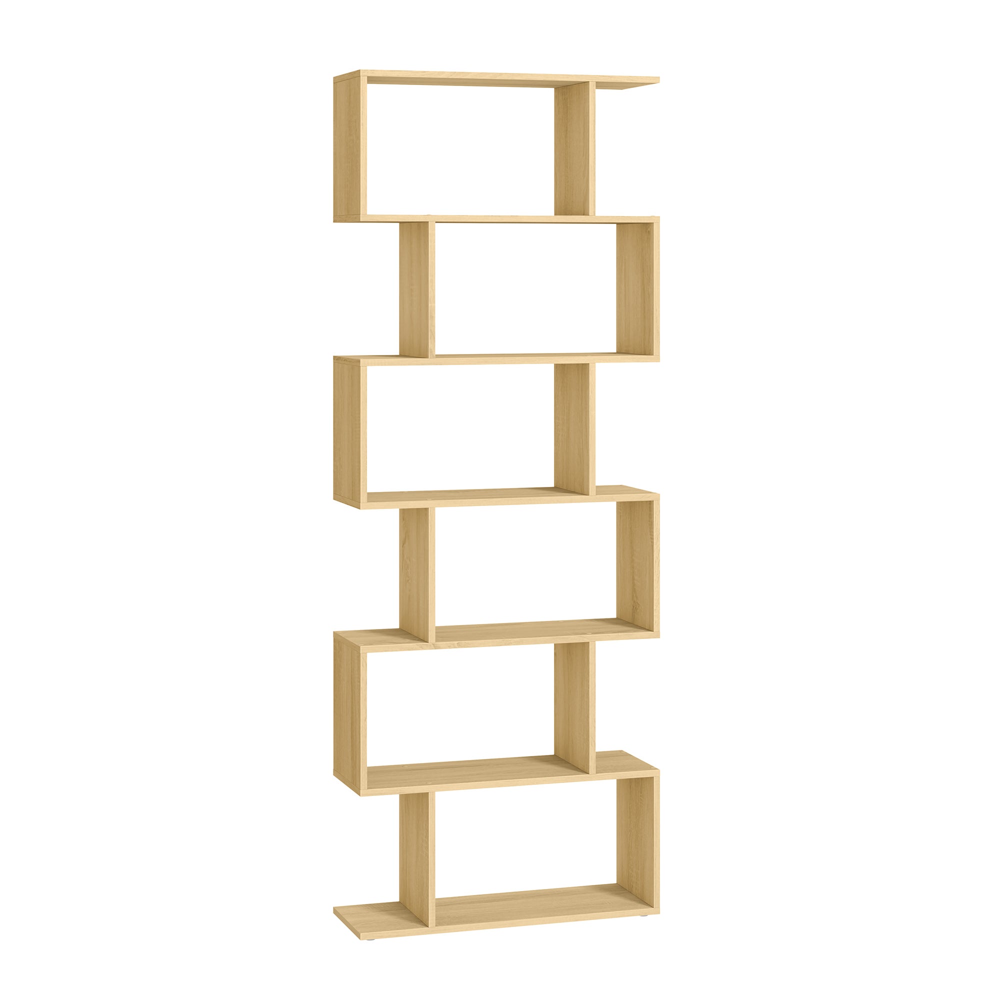 Vasagle meuble de rangement etagère de 6 casiers bibliothèque rayonnage