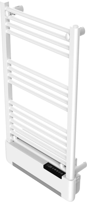 Chauffage sèche-serviettes inertie fluide Liza - 500W + 1000W - Blanc - Voltman