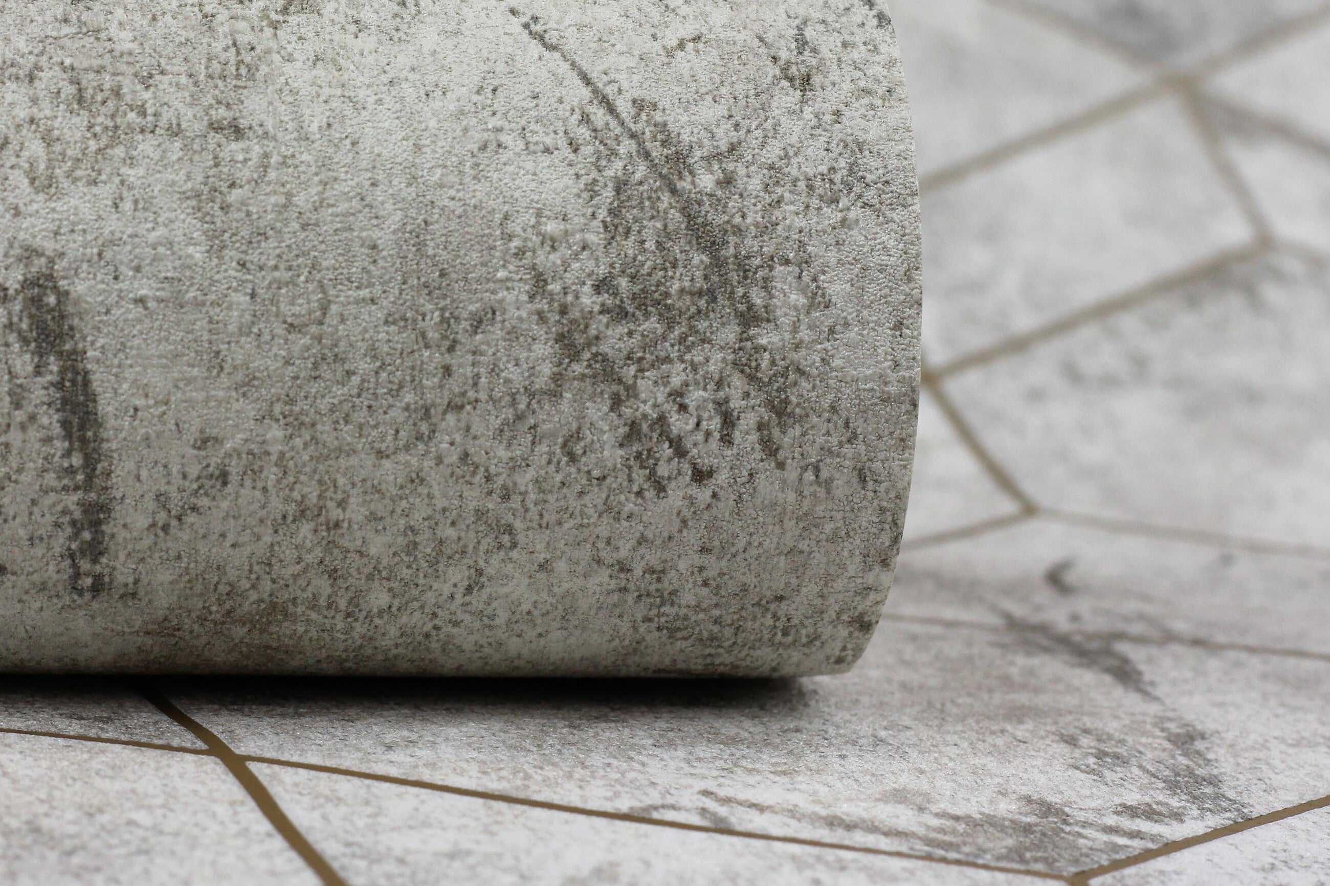 Carta da parati Rasch 649703 - Carta da parati in tessuto non tessuto con effetto cemento in beige-grigio chiaro - 6