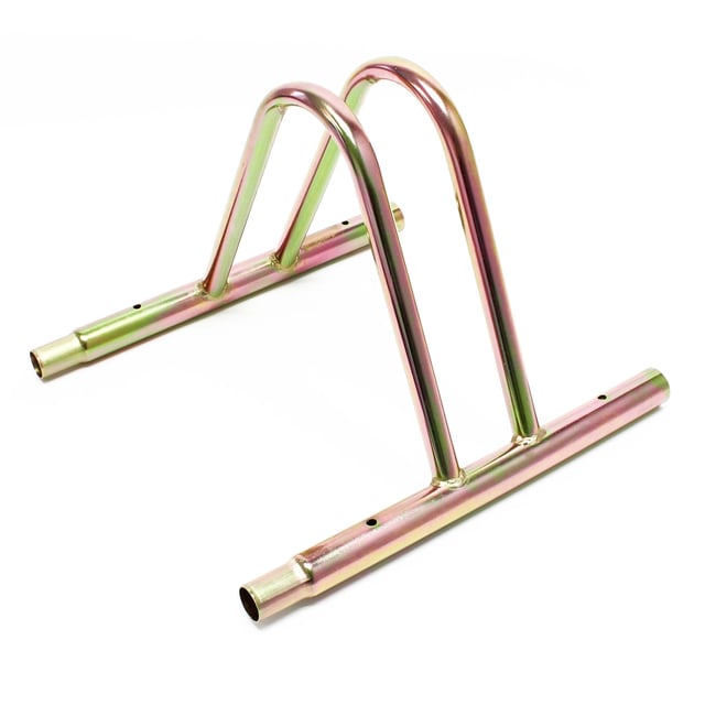 Wiltec Rastrelliera bici 1 posto modulare in acciaio anodizzato 39,5x39x26 cm