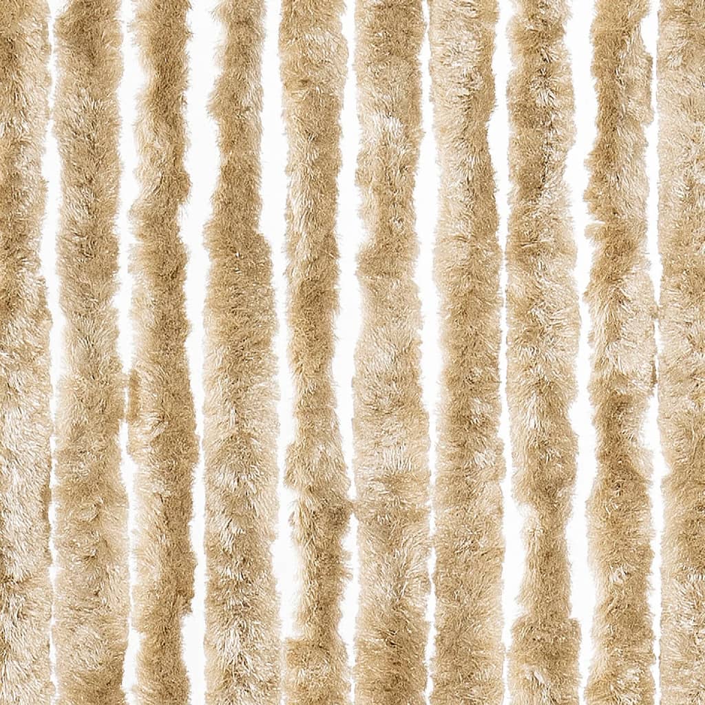 Moustiquaire | Rideau anti-moustique Beige 56x200 cm Chenille CFW99810 - 6
