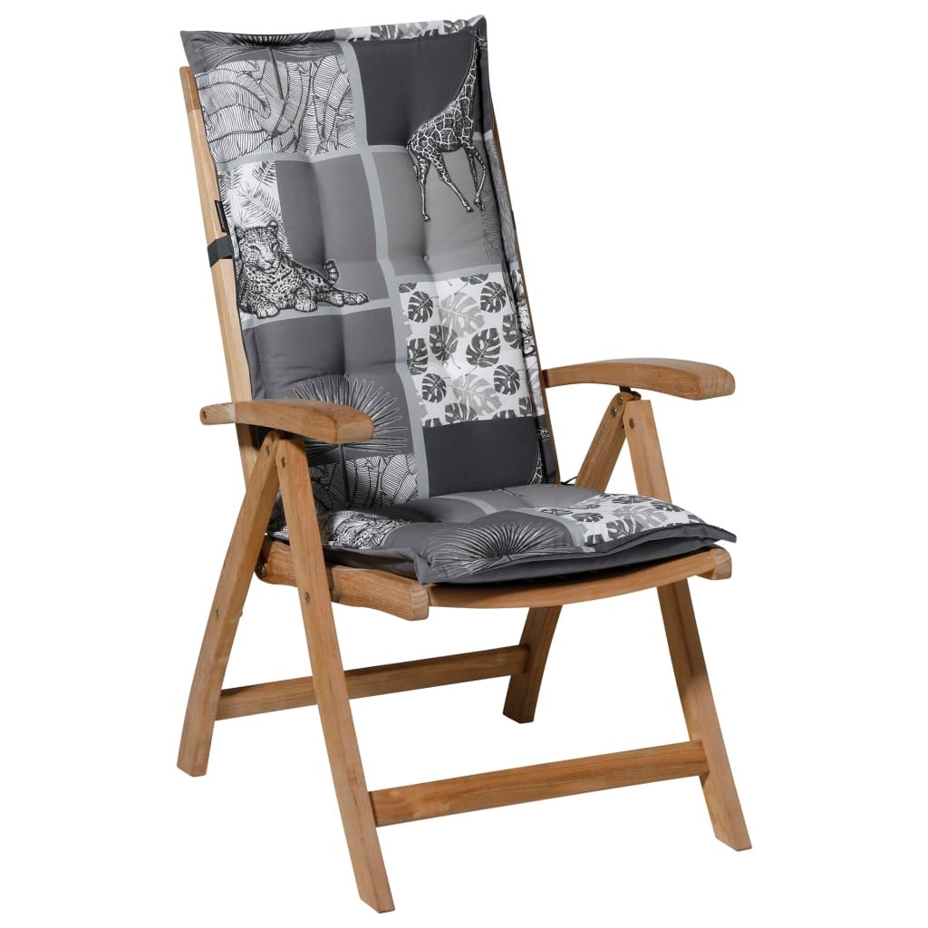 COSTWAY Coussin Chaise Longue Dossier Haut Avec Sangles Antidérapantes - Intérieur Extérieur