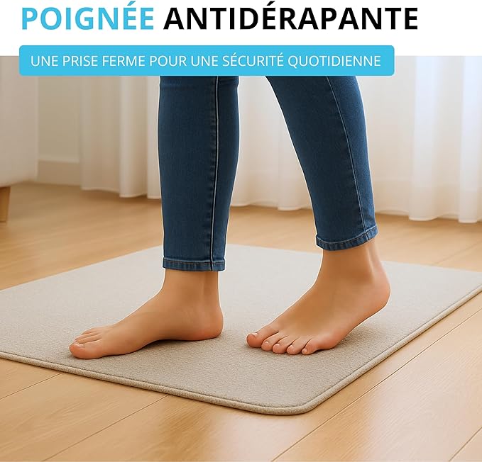 16 Antiscivolo Per Tappeti Lavabili E Riutilizzabili - Adesivi Trasparenti Per Pavimenti In Legno E Piastrelle - 2