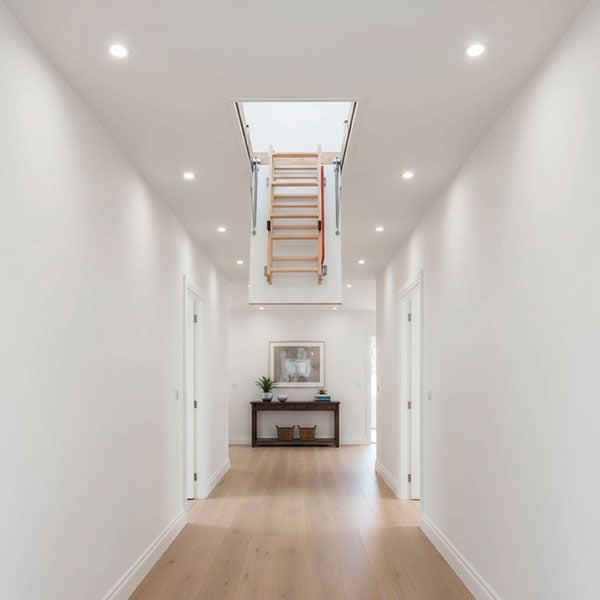 Echelle escamotable bois - Trémie de 70 x 140cm - Hauteur de 2.32 à 2.80m - LWZ70140-2 - 6