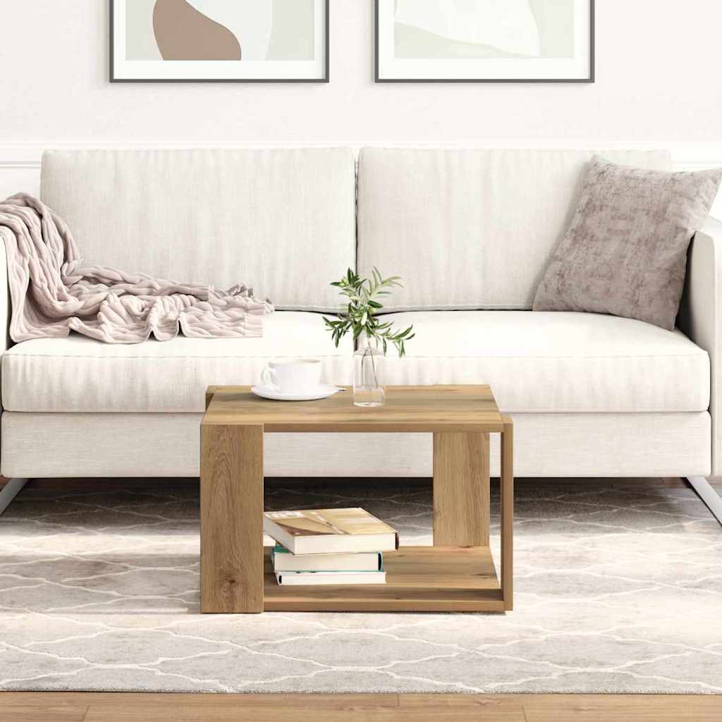 Table D'appoint Pliante 50 X 50 X 49 Cm Bois De Noyer Massif - Bout de
