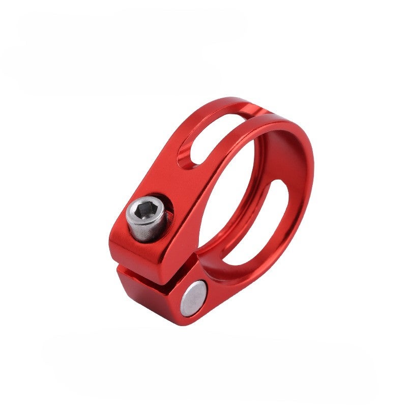 Collier De Serrage Double Boulon 31,6mm/34,9mm Pour Tige De Selle Vélo - Alliage Aluminium Fibre Carbone