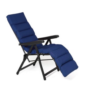 Sdraio Imbottita da Giardino Sedia Lettino Poggiapiedi Poltrona