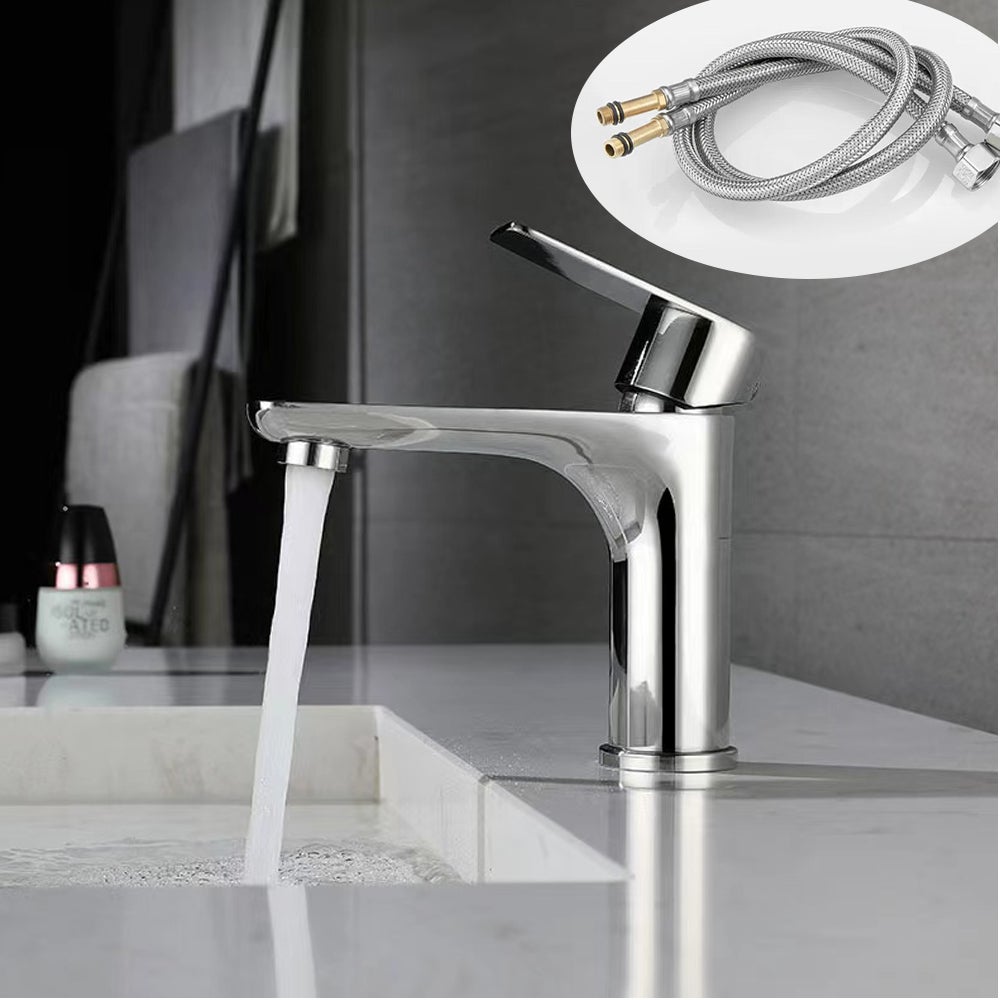 Bateria łazienkowa ze stali nierdzewnej, bateria łazienkowa do umywalki, bateria łazienkowa z jednym otworem, bateria umywalkowa do łazienki, bateria