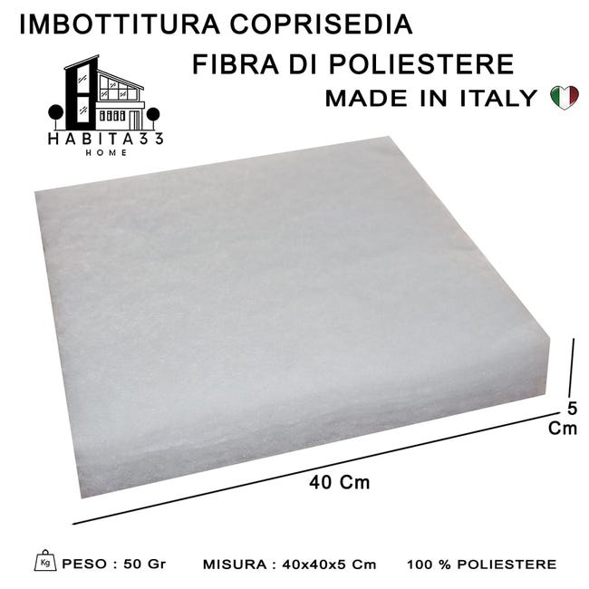 Imbottitura Rotonda In Gommapiuma Per Sedie - Spessore 5cm, Diametro 40cm, Densità 18kg/mc Per Massimo Comfort - Foto 6