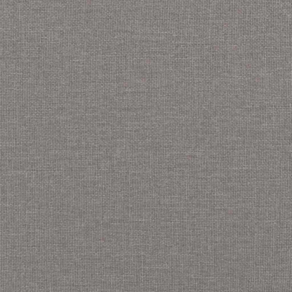 Cadre de lit sans matelas taupe 160 x 200 cm tissu - 8