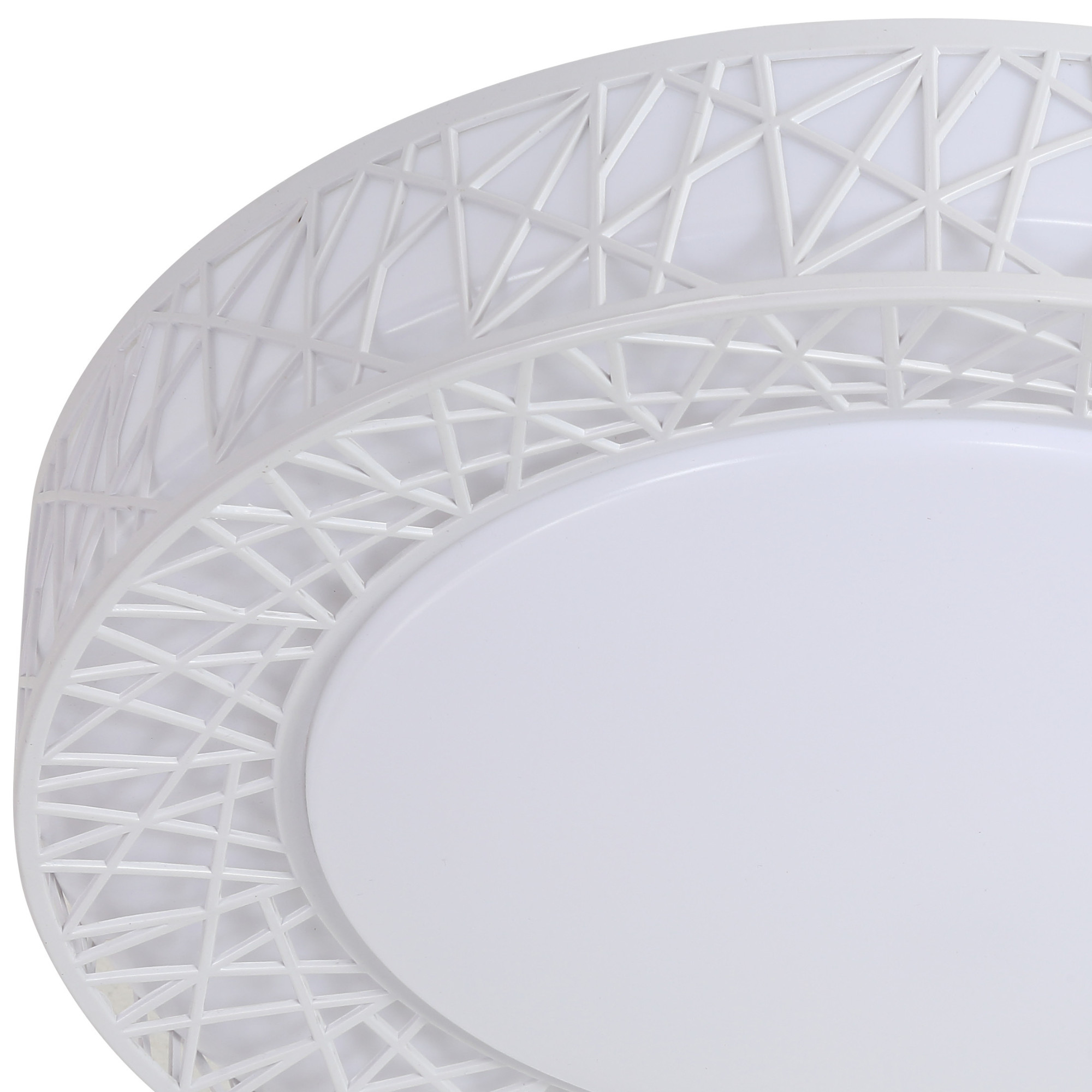 Plafon Clara okrągły biały LED 18W 4000K 1850lm wym: 8 x 29 cm IP20 tworzywo sztuczne Polux - 2