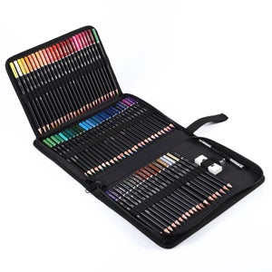 72 Crayons Aquarelle, Ensemble de Crayons de Couleur à L'eau, Crayons de Dessin D'artiste, Fournitures D'art de Crayon de Dessin de Croquis, Ensemble de Crayons de Couleur pour Mélanger, Esquisser, Om