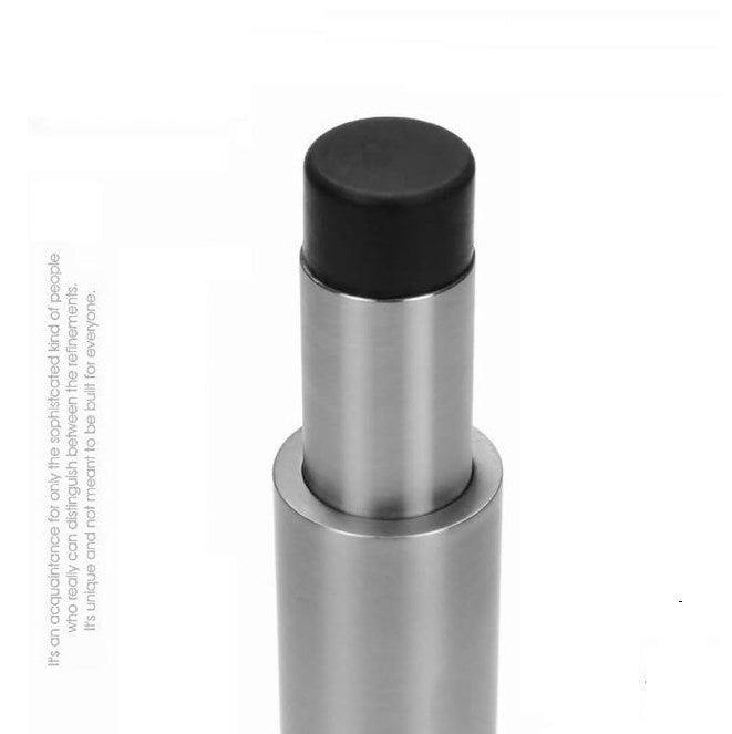 Butée de porte extra-longue et réglable en caoutchouc, en acier inoxydable 304, protection de poignée de porte, butée de porte murale - 3