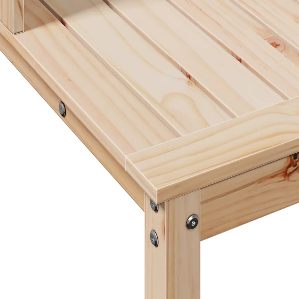 Jardinière | Table de rempotage et étagères 82,5x50x109,5 cm bois massif pin CFW64147 - 8