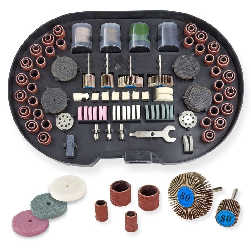 Set pietre pentru slefuire si ascutire Dema 15064, 278 piese