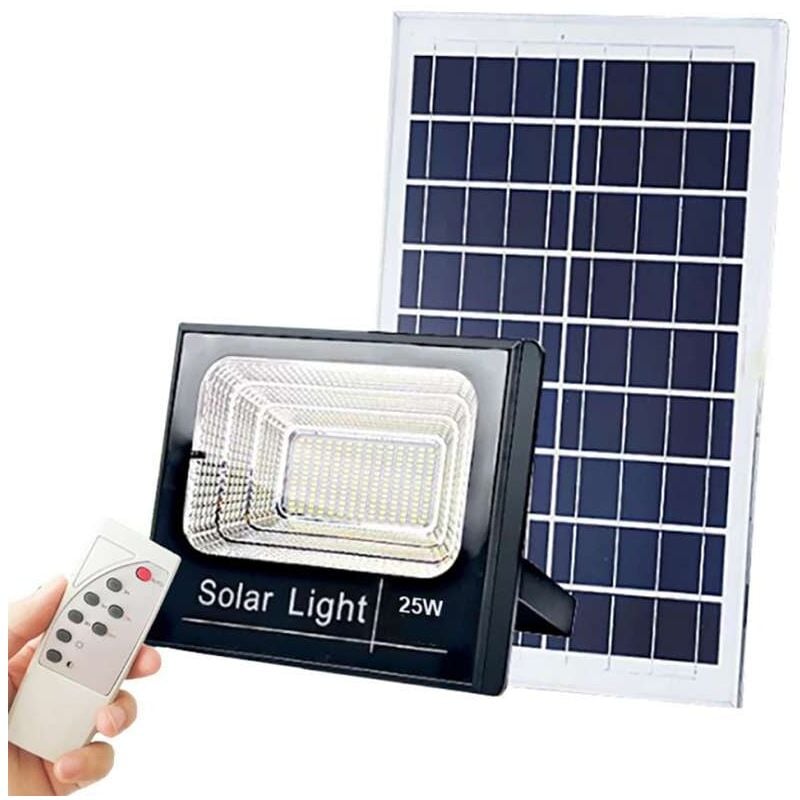 Solarny reflektor LED 12W 550Lm 3,2V/5,5Ah - Biały Dzienny 6000K