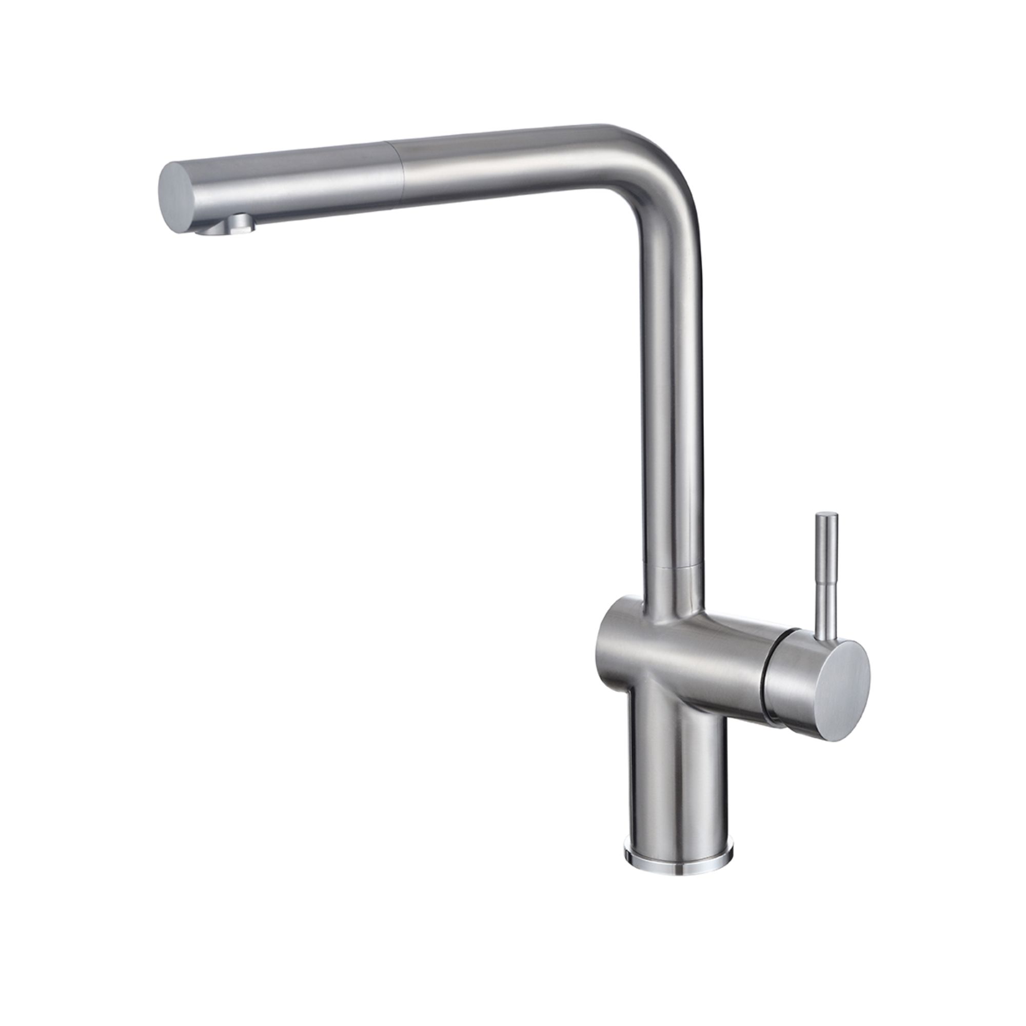 Grifo de Cocina Monomando Cromado Cano Giratorio Acero Inoxidable Victoria SILVER Lardecor Leroy Merlin