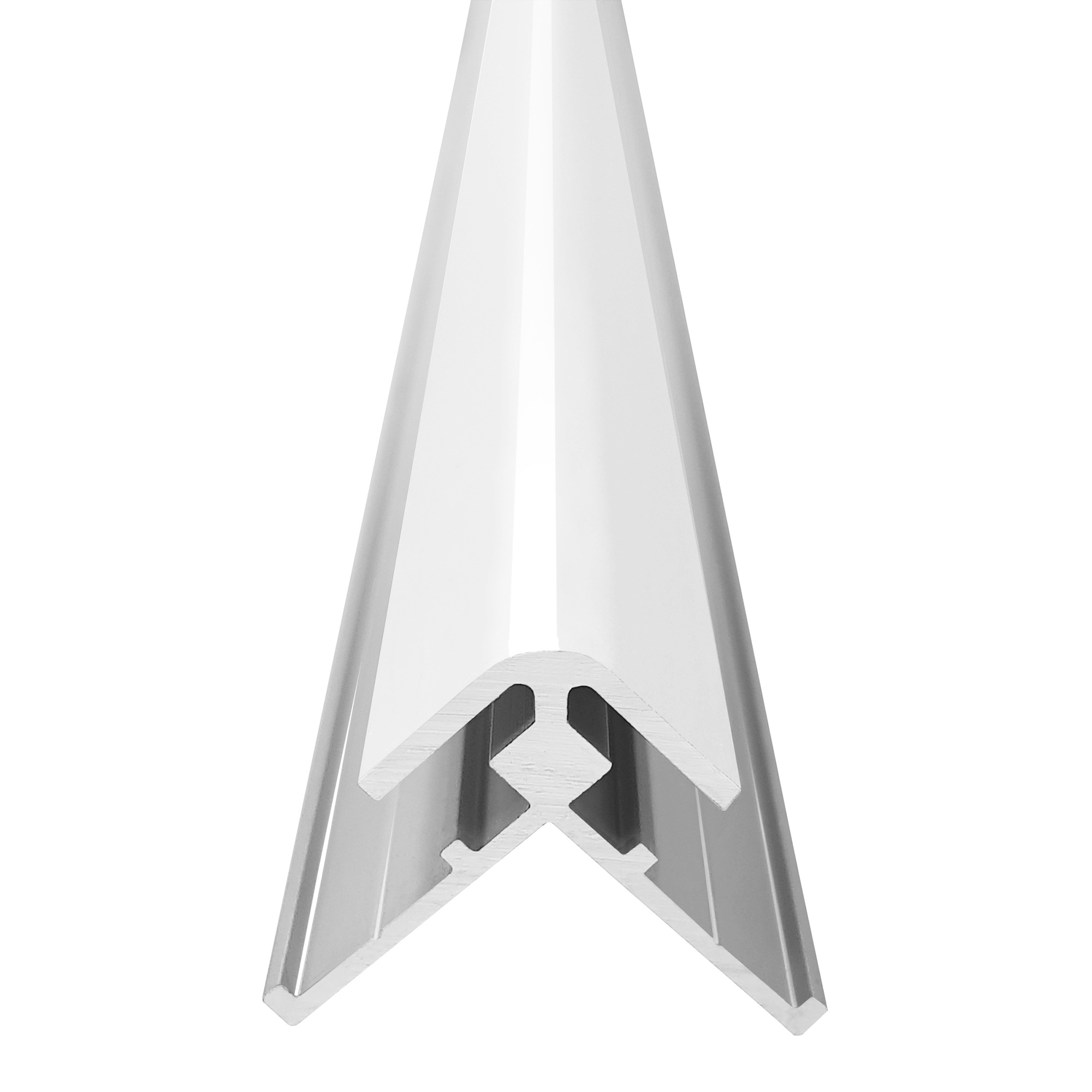 Profilé angle 90° extérieur pour panneau VIPANEL 3 mm Blanc, hauteur