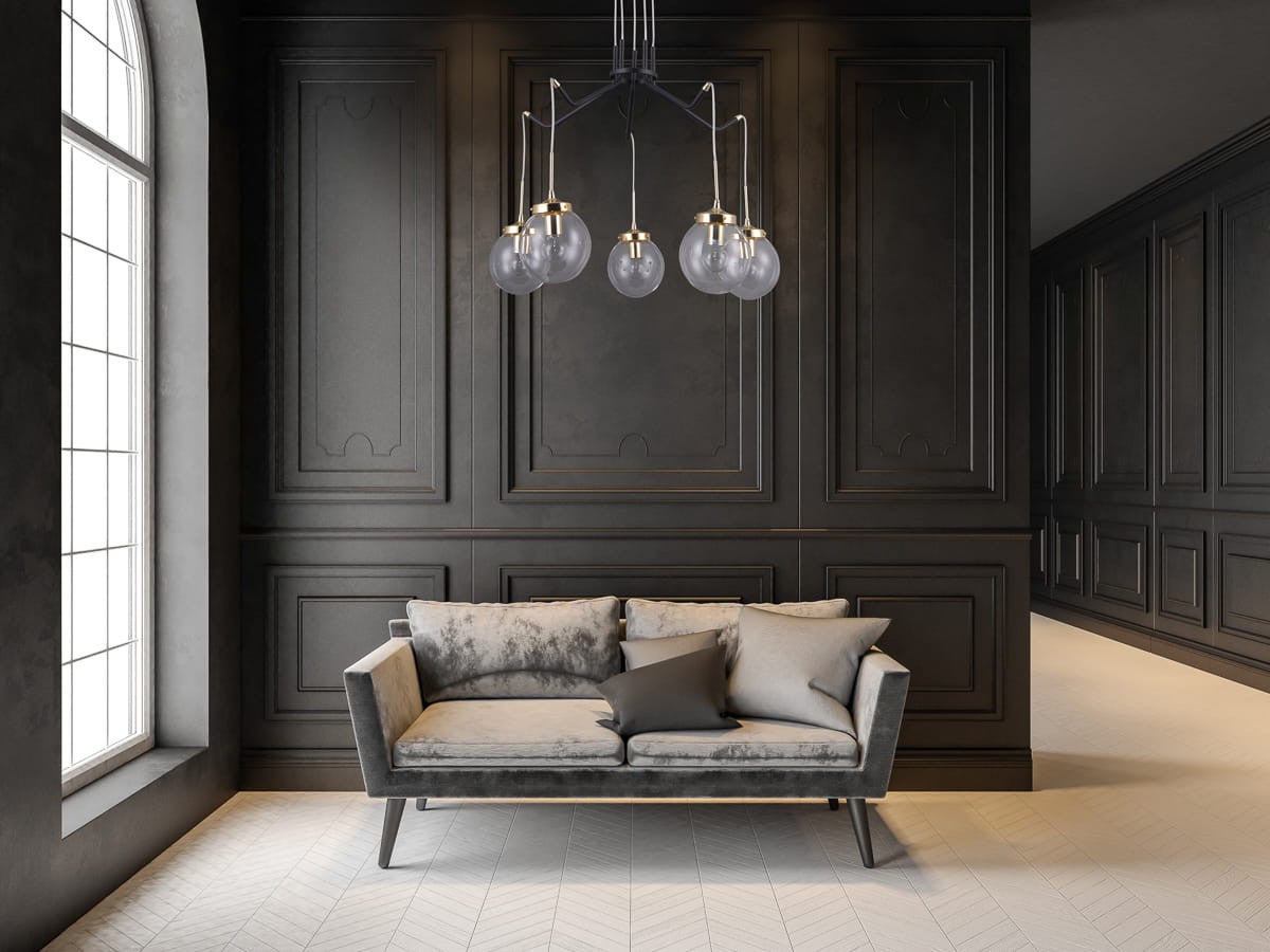 Suspension industrielle et rétro Domenico en acier - 2