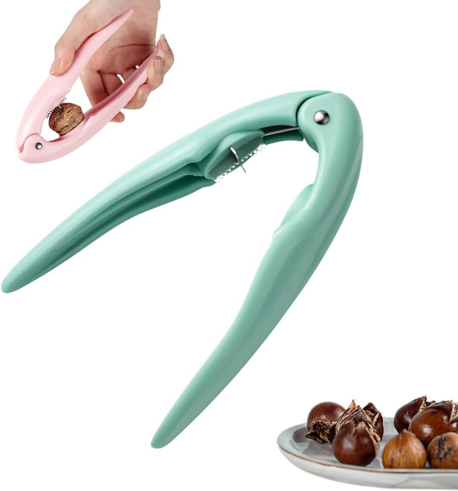 Zielony krajacz do kasztanów, szczypce do kasztanów, krajacz do kasztanów PP, wielofunkcyjny otwieracz do kasztanów, dziadek do orzechów, odpowiedni d