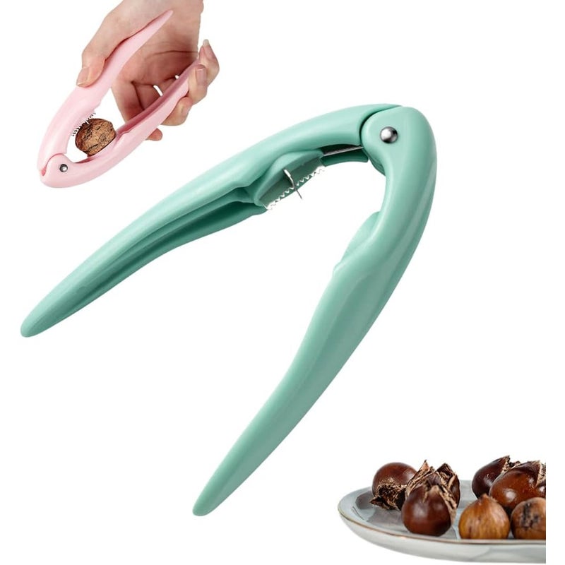 Zielony krajacz do kasztanów, szczypce do kasztanów, krajacz do kasztanów PP, wielofunkcyjny otwieracz do kasztanów, dziadek do orzechów, odpowiedni d