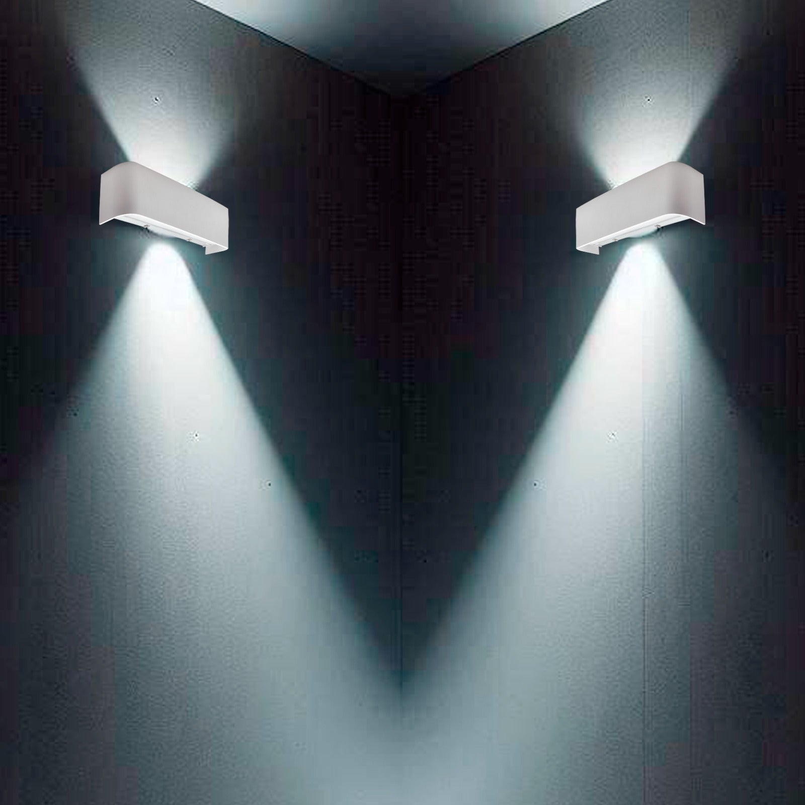 Applique 15W da Parete Interno Moderno Lampada da Parete Regolabile Lampada a Muro LED Luce Alluminio per Soggiorno Camera IP 20 Cambia colore Maka - 4