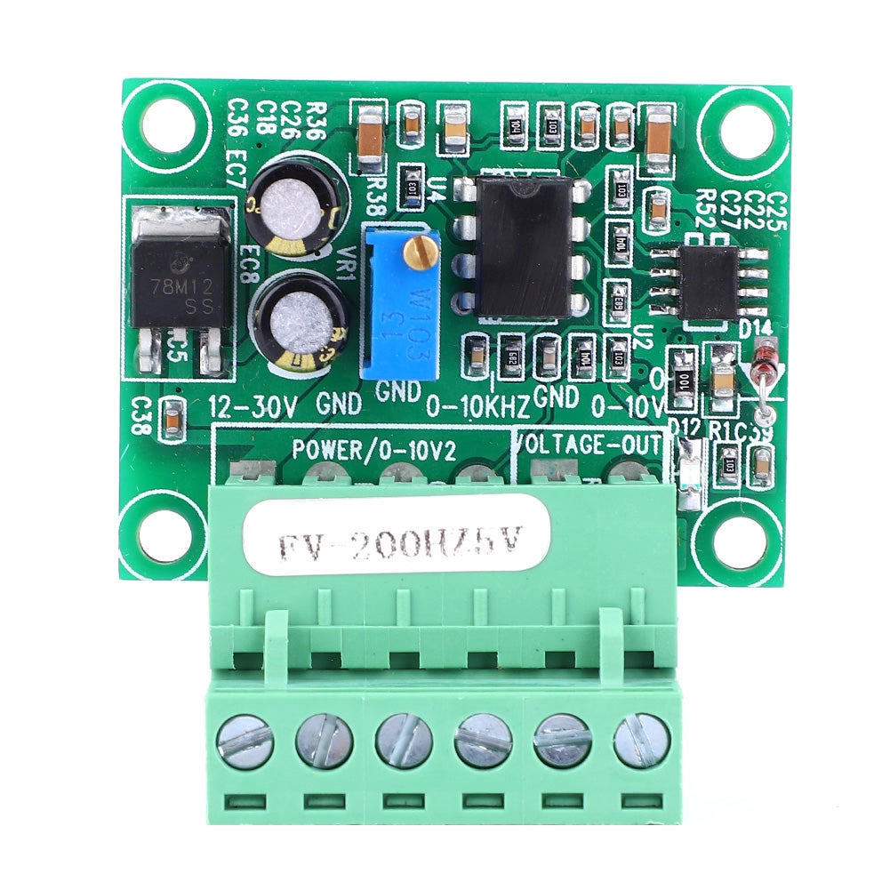 Moduł częstotliwościowo-napięciowy FV-200Hz5V, Moduł inwertera cyfrowo-analogowego, napięcie 0-5V
