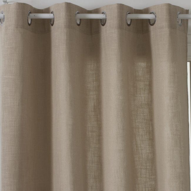 Modèle de rideaux ouverts à plis ondulés, gris Modèle de rideaux ouverts à plis ondulés, gris