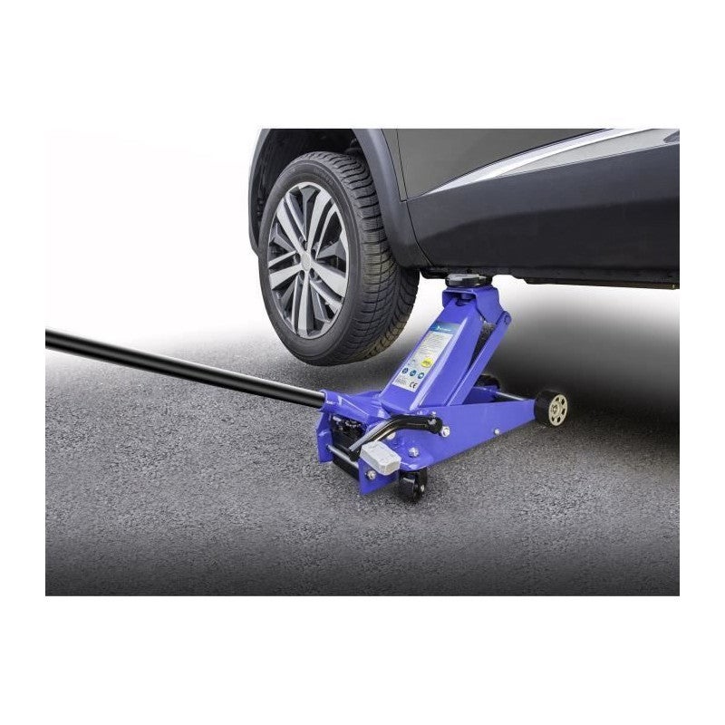 Cric Voiture 1.5 Tonnes Cric De Levage Métal 1.7 Tonnes - Pour Remorques, Camping-Cars, Véhicules Moyens Manivelle Métal