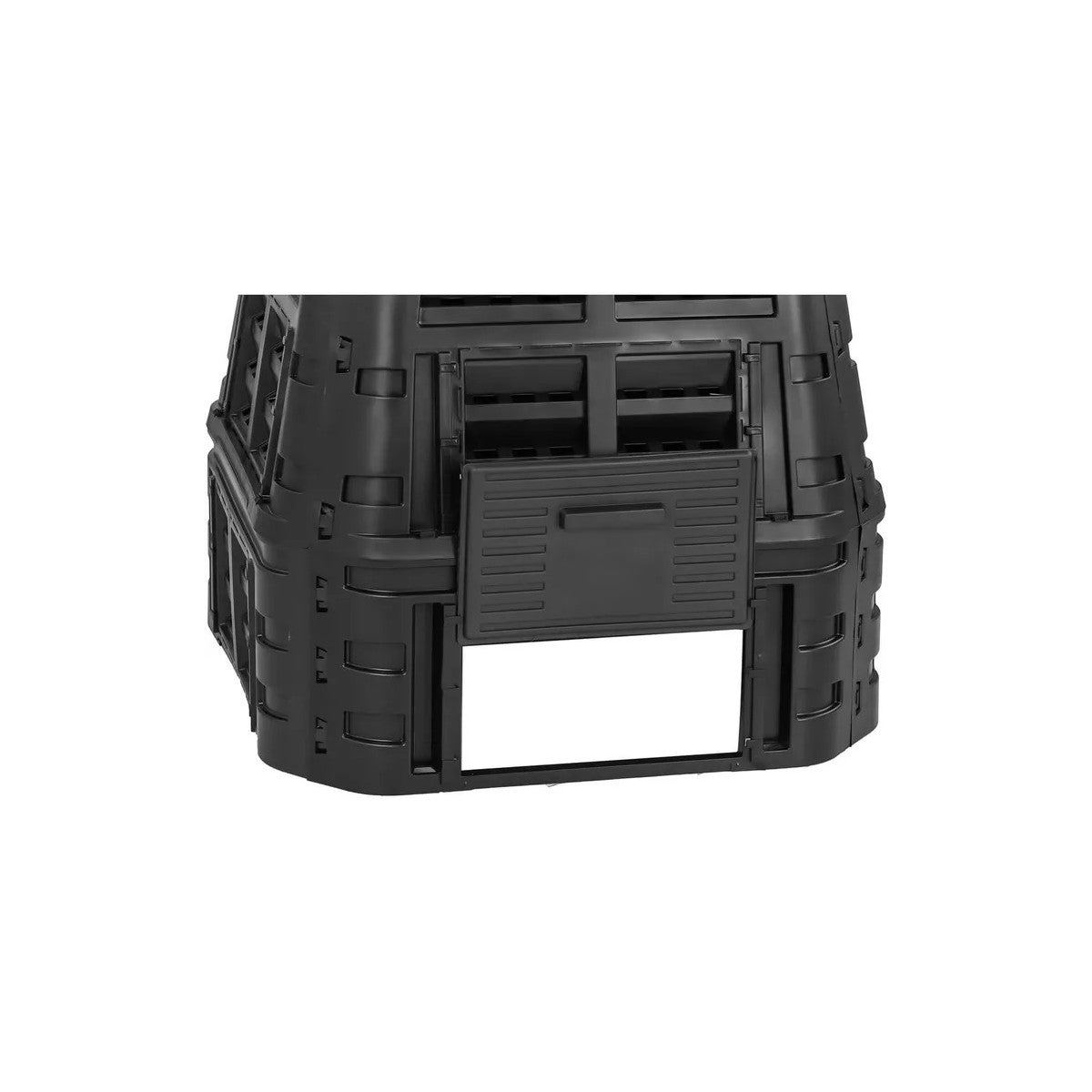 Compostiera da giardino XL 480L BRIXO KOMPOBOX Ortaggi Prato Humus Rifiuti di cucina 93,3 X 93,3 X H80 cm - 4