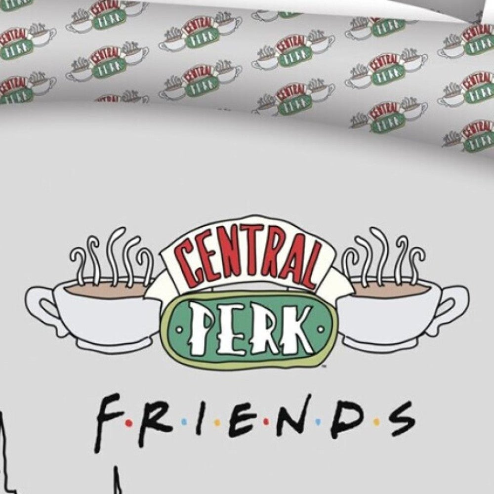 Parure de lit double réversible Friends - Central Perk - 220 cm x 240 cm - 2