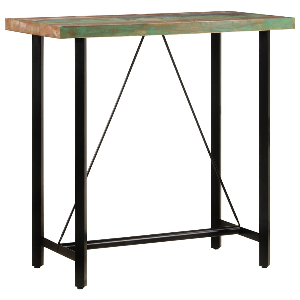 VEVOR Meuble de bar a cafe, 120 x 39,8 x 83 cm, armoire de bar a cafe avec rangement a 4 niveaux, table basse avec portes de grange, buffet pour salle a