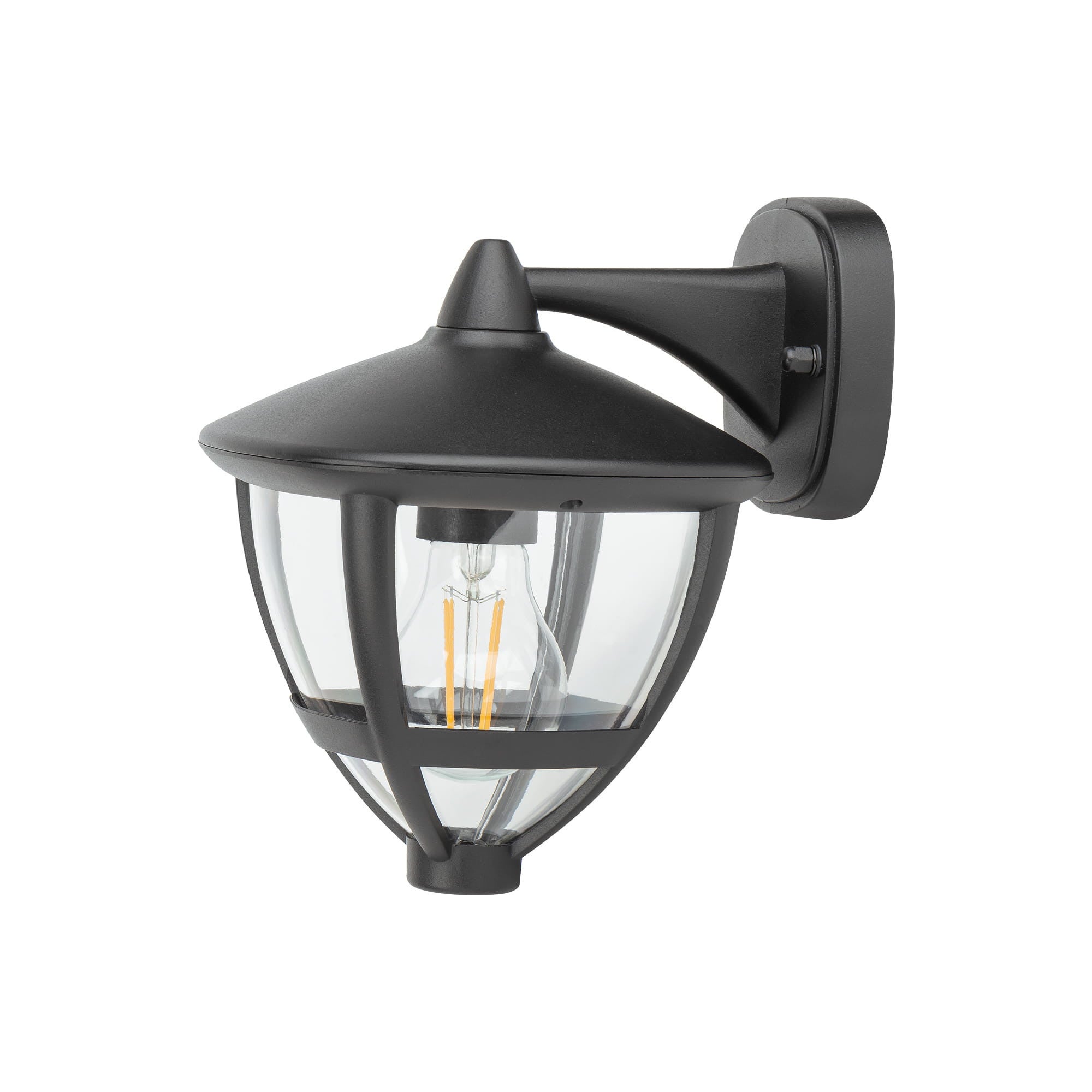 Kinkiet zewnętrzny AMELIA czarno-transparentny 1xE27x10W wym: 23x17,5x21 cm IP44 Nowodvorski Lighting