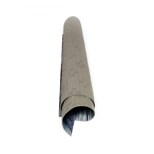Tappeto Passatoia Cucina Antiscivolo 50x180 Cm – Disegno Elfo Grigio, Stampa Digitale, Made In Italy