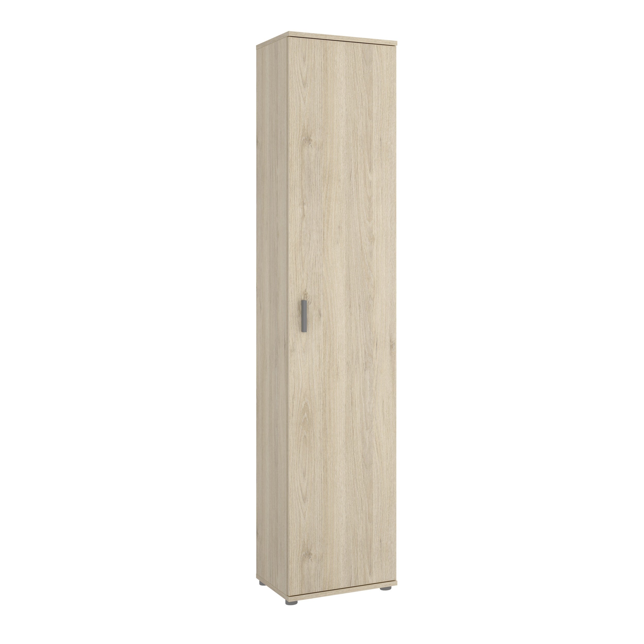Armario Multiusos DEKIT RIMOBEL FIT, 190x39x35 Cm, Roble Natural, 3 Estantes Regulables