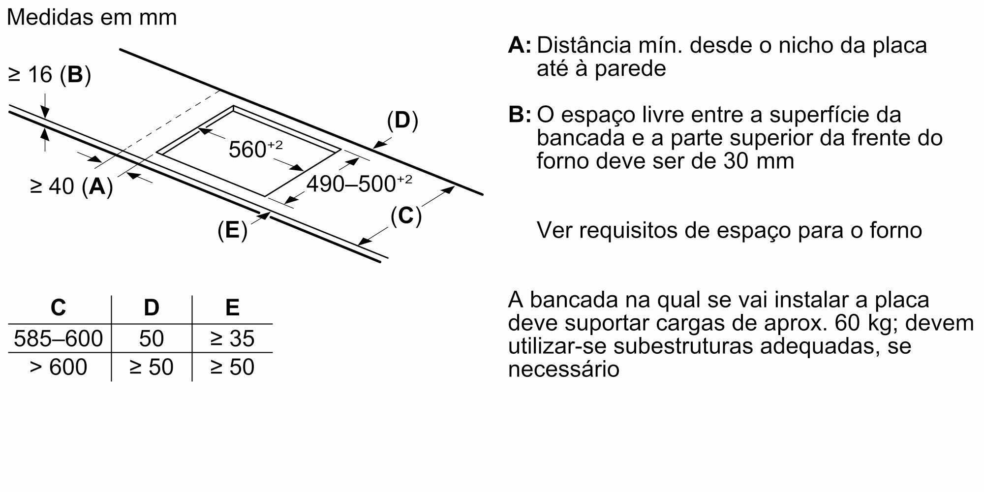 Serie 6 Placa de indução 60 cm Instalação na superfície sem moldura PIE631HB1E - 8