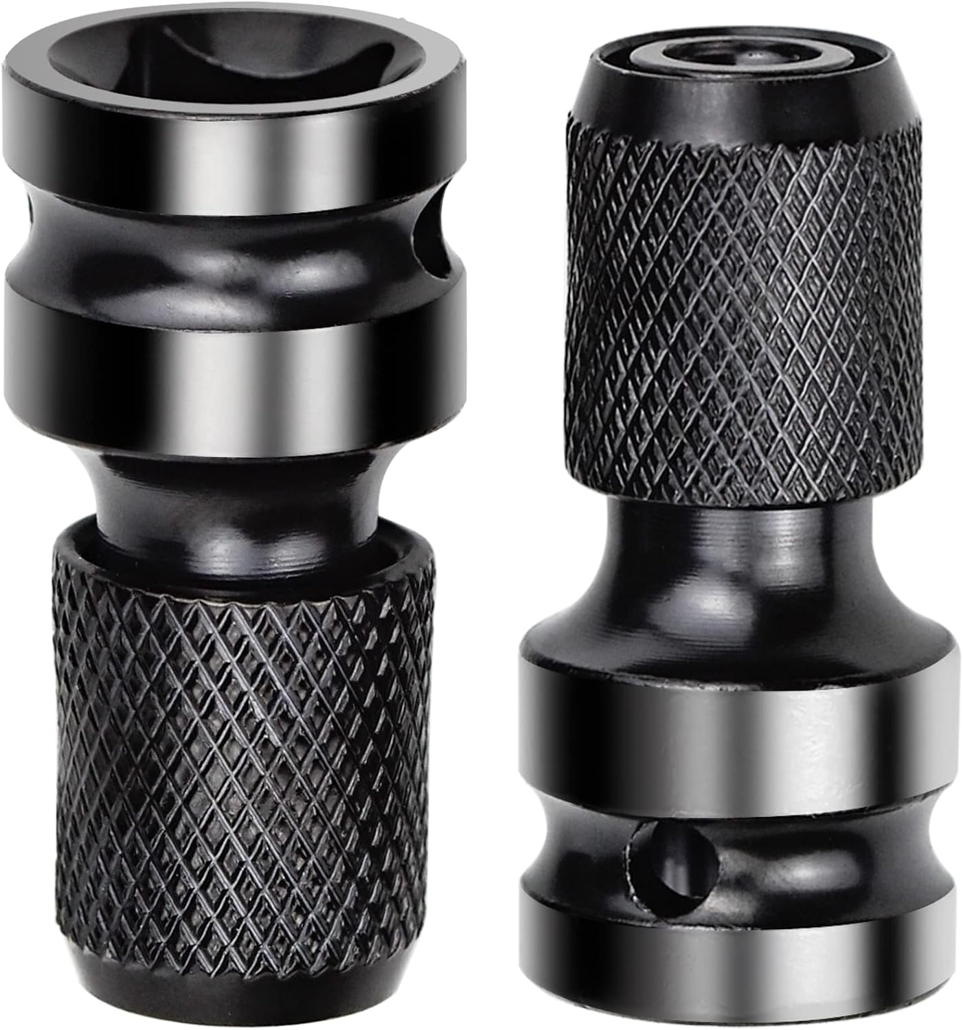 2 szt. Adaptery do Nasadek 1/2" Kwadrat na 1/4" Adapter Udarowy Klucz Udarowy Konwerter Szybkiego Uwalniania do Klucza Zapadkowego Udarowego