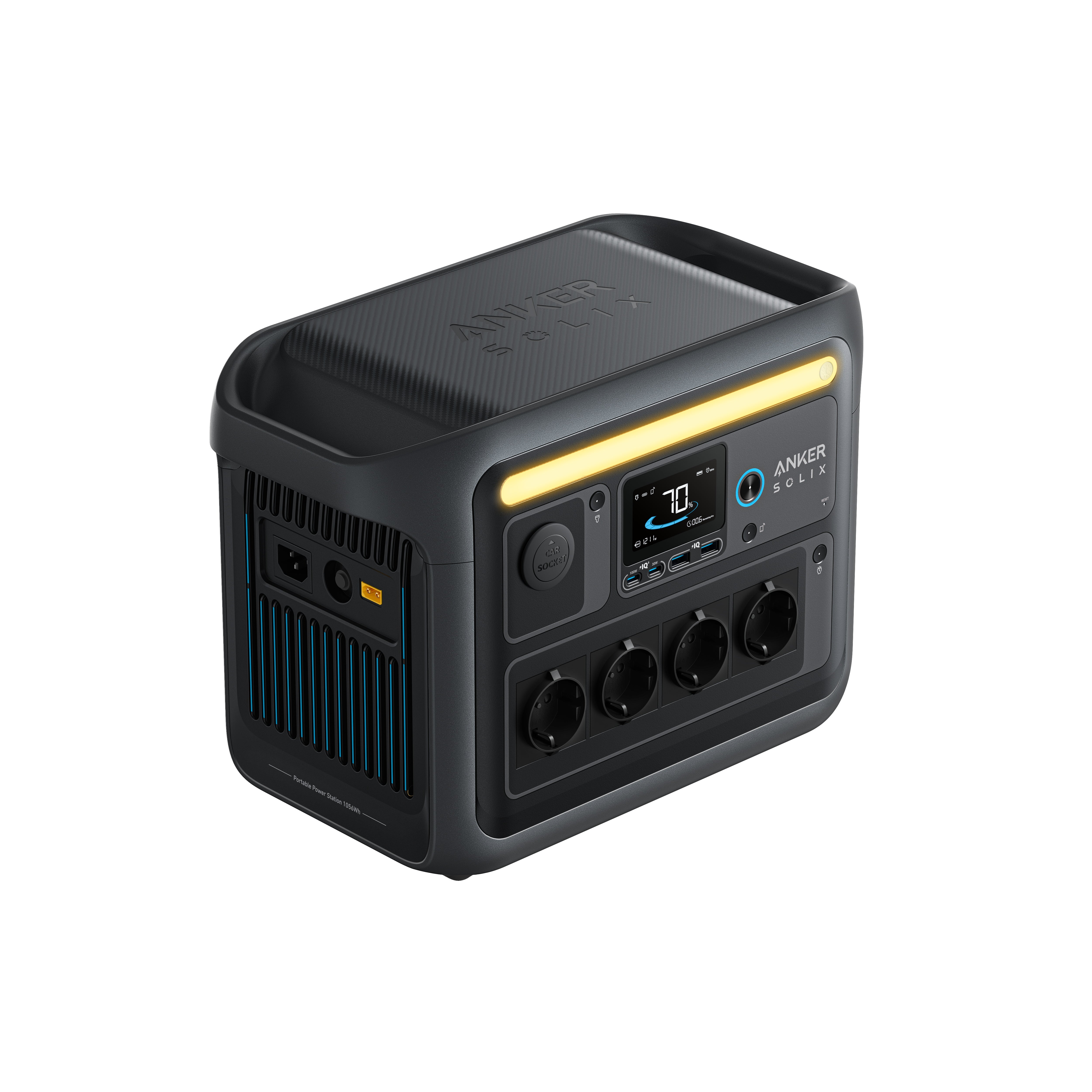 Kit Anker SOLIX C1000X avec Panneau Solaire 200W - Générateur solaire 4x1800W - 4