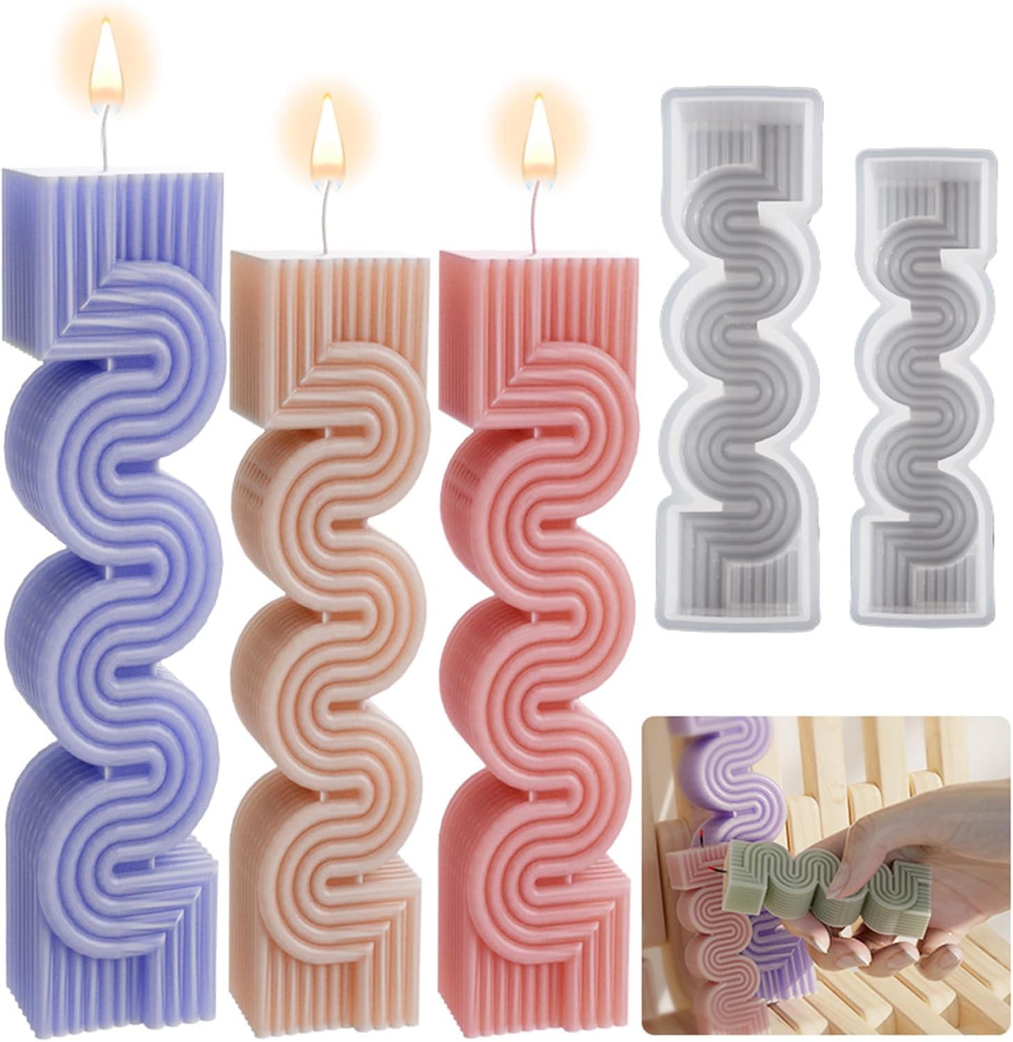 Moule En Silicone Pour Bougie En Forme De Croix, Moules En Résine époxy Pour La Fabrication De Bijoux, Bougies, Savon Et Résine