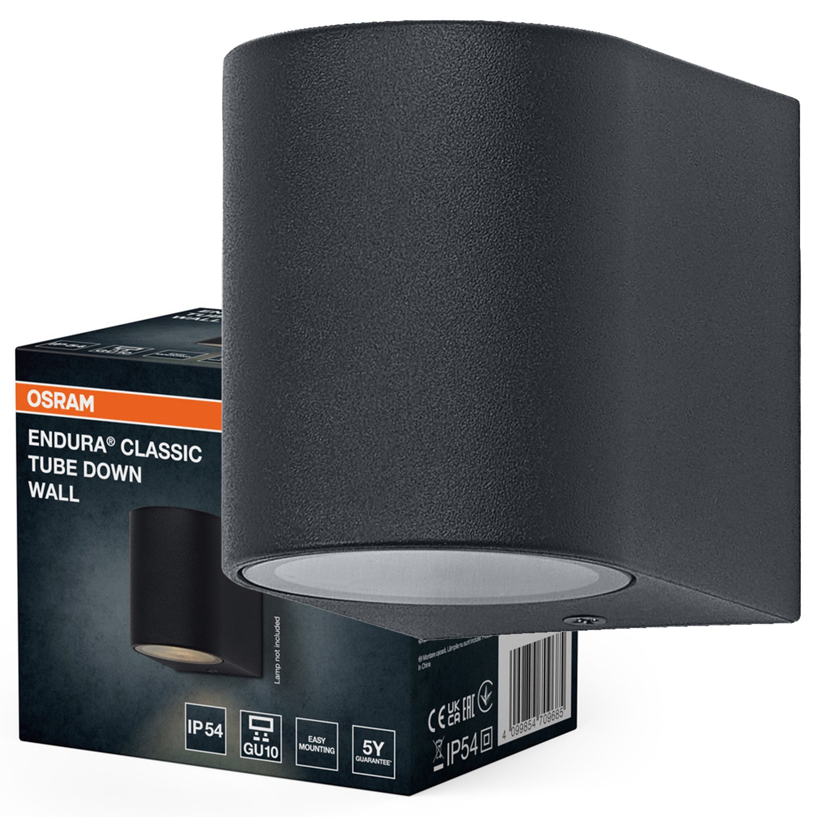 Kinkiet Ogrodowy Osram Lampa Elewacyjna Zewnętrzna LED Szary IP54 1 szt.