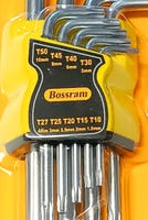 Set 9 Chiavi Torx A L - Misure Da T10 A T50, Acciaio Resistente, Per Meccanica E Elettronica - Foto 5