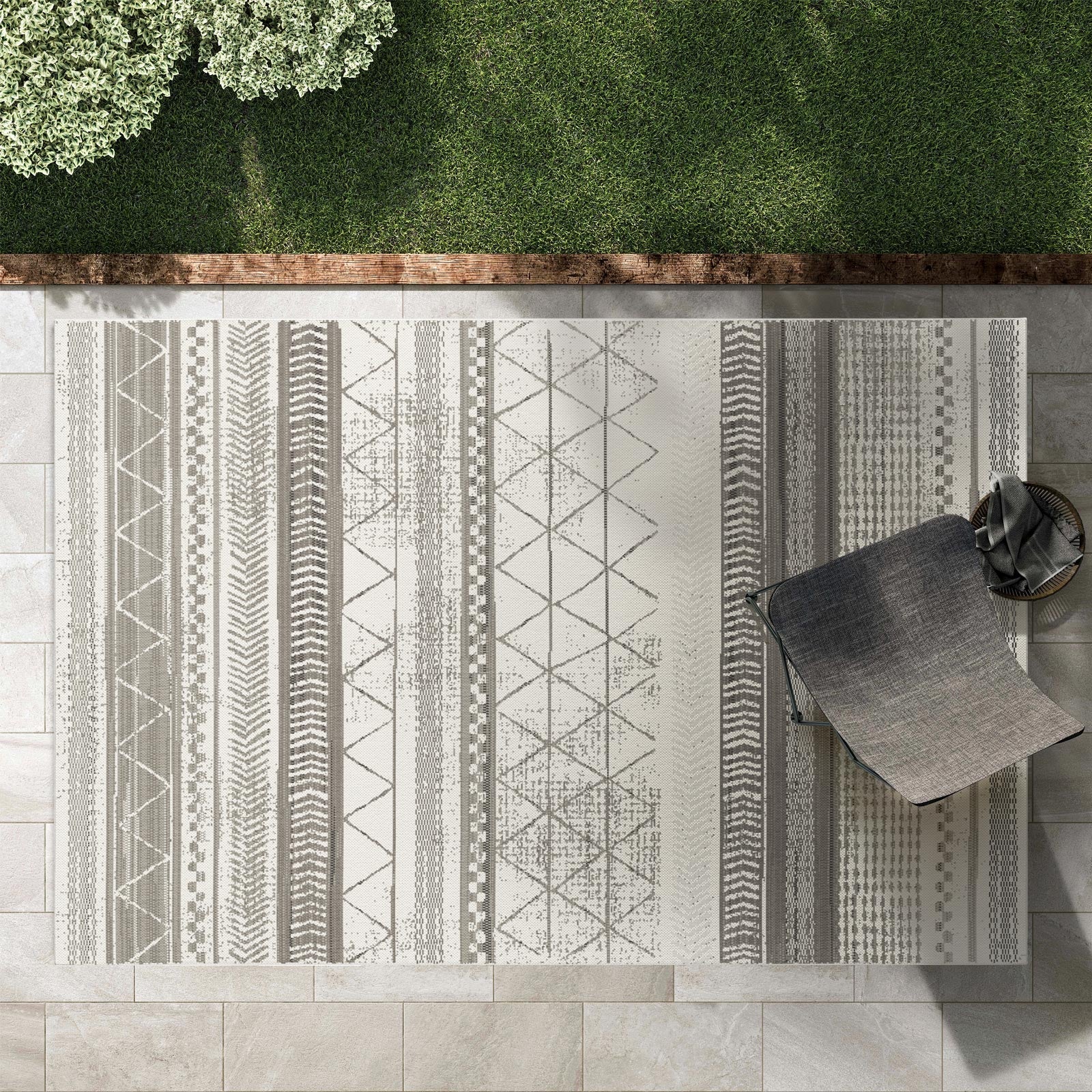 Tapis de séjour Rebel, Marron 80 x 150 cm - 4
