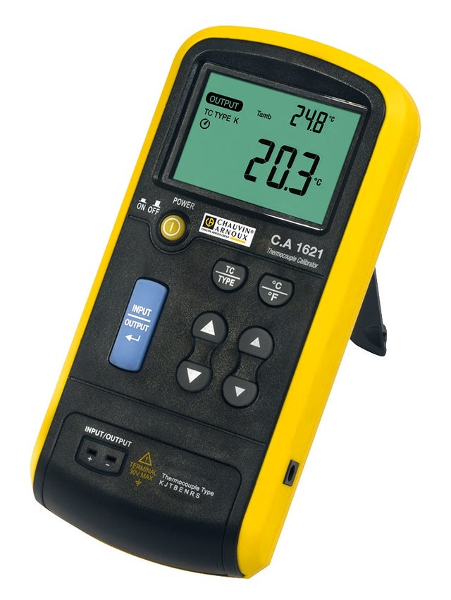 Chauvin-Arnoux - Calibrateur de température thermocouple CA1621 - P01654621