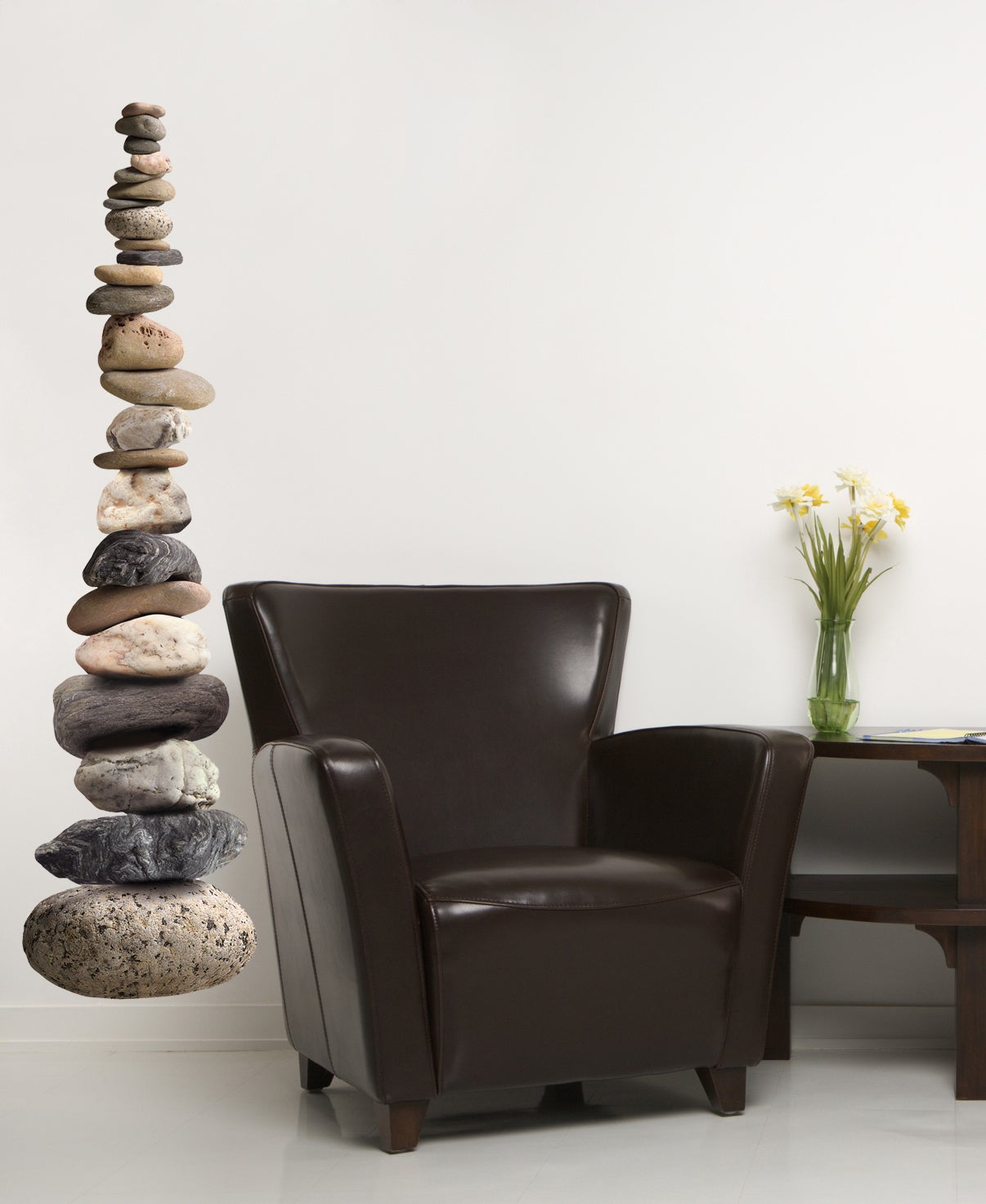 Angoily Lot De 24 Autocollants Muraux Ovales Pour Salon