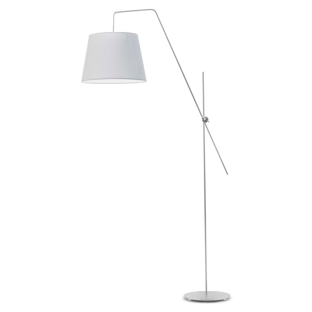 Lampa stojąca podłogowa przegubowa regulowana z abażurem stożek MODERN