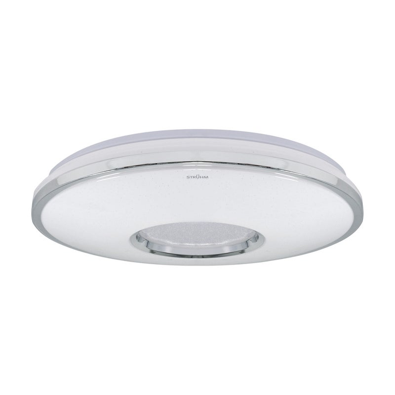 Plafon Opera okrągły biały LED 48W 4100K 3200lm wym: 8,5 x 49,5 cm IP44 tworzywo sztuczne Struhm