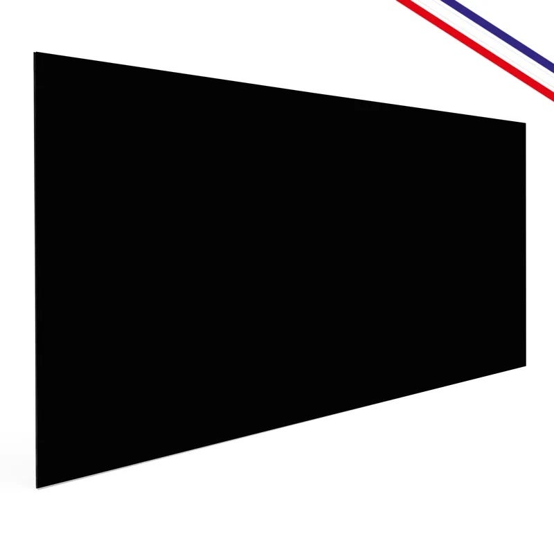 Fond de hotte en aluminium - essentiel noir - 70x60 cm - 4