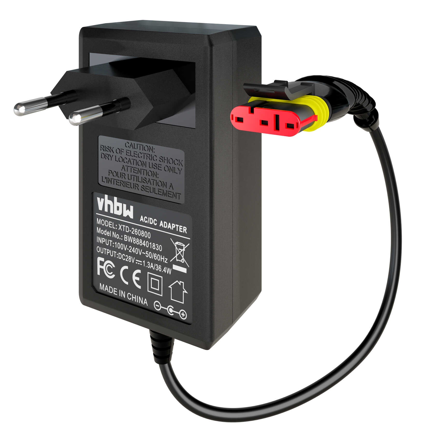 vhbw Bloc d'alimentation compatible avec Arduino Uno Rev box dé audio