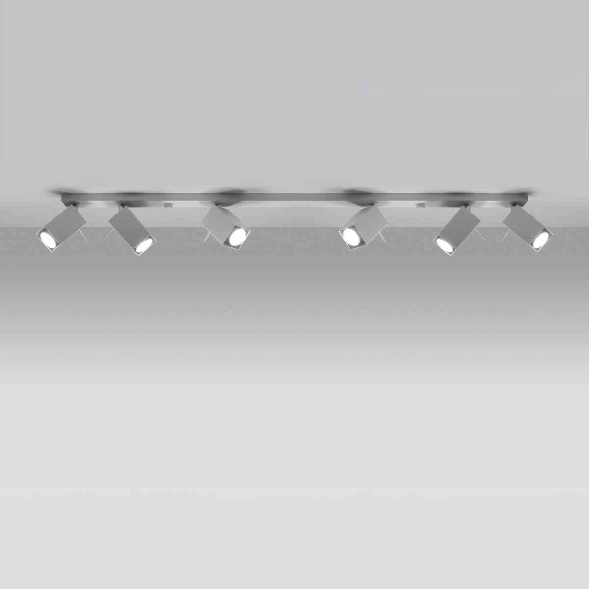 Plafon BRIOW 6L biały LED 3000K - 118x6x16cm Sollux